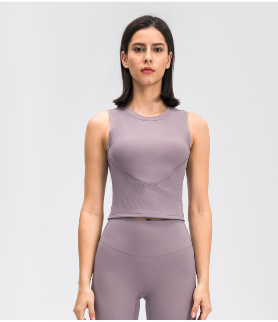 Women's Shockproof Gathering Fitness Running Breathable Quick Dry Sleeveless Long Vest