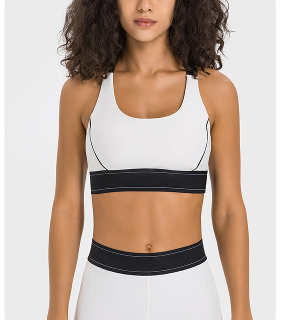 Crop Sports Bra Women Push Up Workout Fitness Yoga Bra
