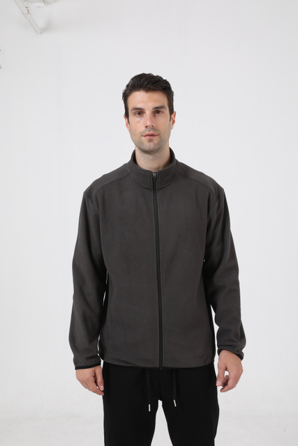 Designs Micro Polar Fleece Jacket Winter Outdoor Activities Full Zipper Men Warming Fleece Jackets with Custom Logo