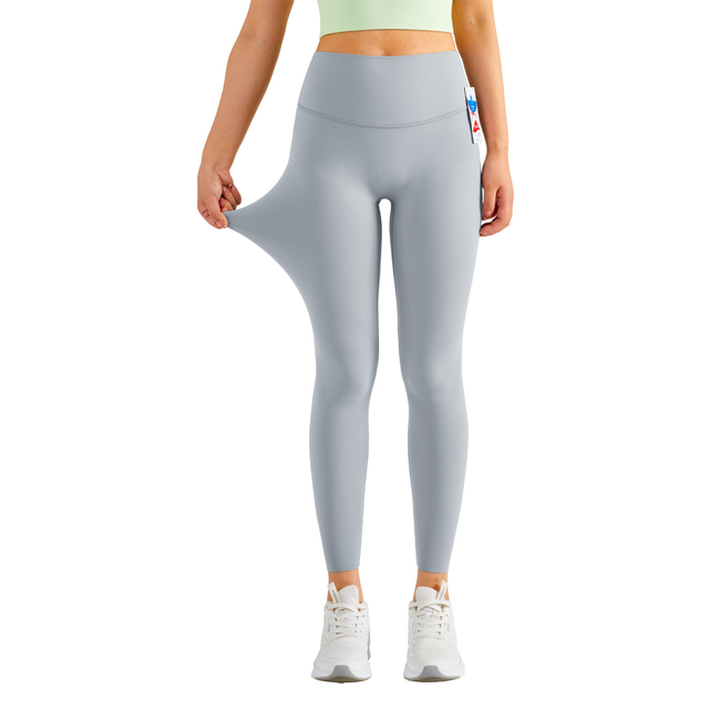High Waist Abdominal Tight Sports Peach Hip Pants No T Tight Fitness Pants Leggings for Wom