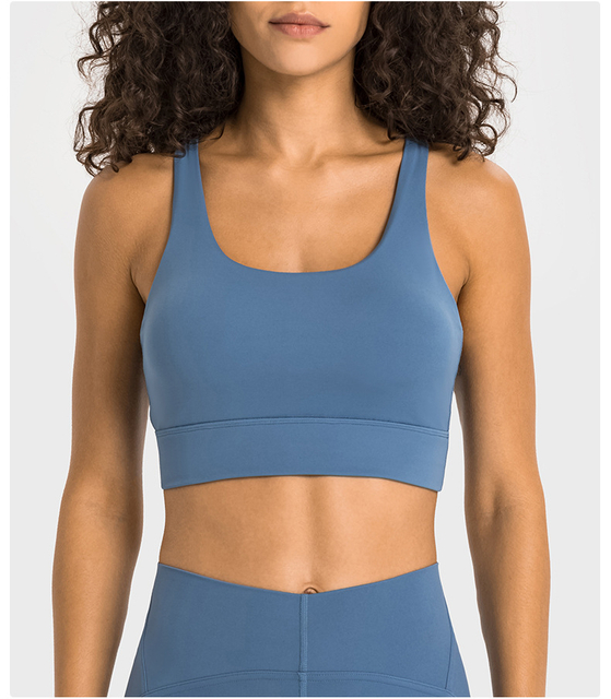 High-Strength Shockproof Yoga Push Up Bras Upper Running Fitness Workout Bra