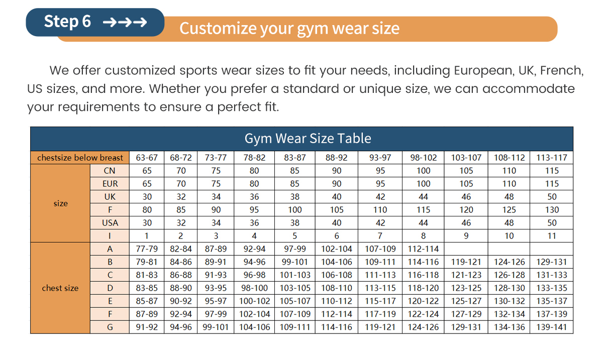  Gym Wear Customization